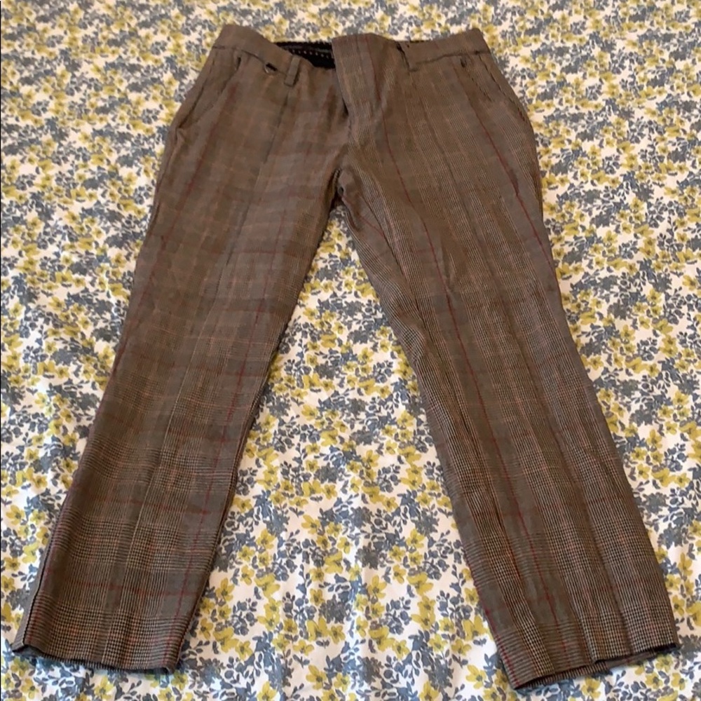 Anthropologie The Essential Slim Trouser in Plaid